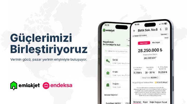 Emlakjet ve Endeksa'dan Stratejik Birleşme!