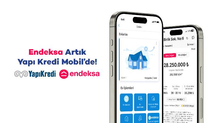 Endeksa’nın Gayrimenkul Değerleme Hizmeti Yapı Kredi Mobil’de!